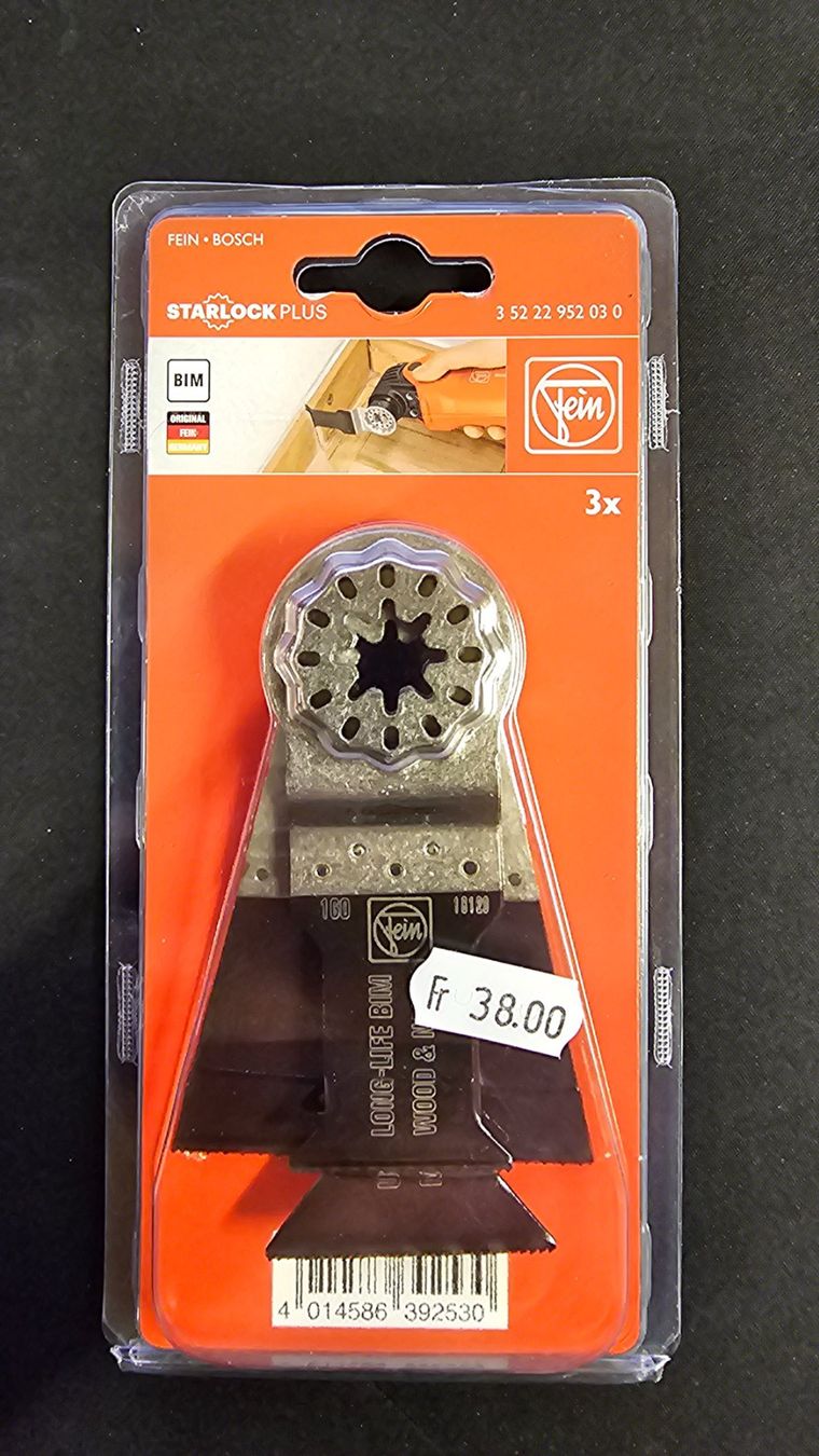 Fein Sägen: Fein E-Cut Sägeblatt Combo StarlockPlus Holz, Gipskarton usw – Neu und originalverpackt aus Jegenstorf von Bracher_Shop 2