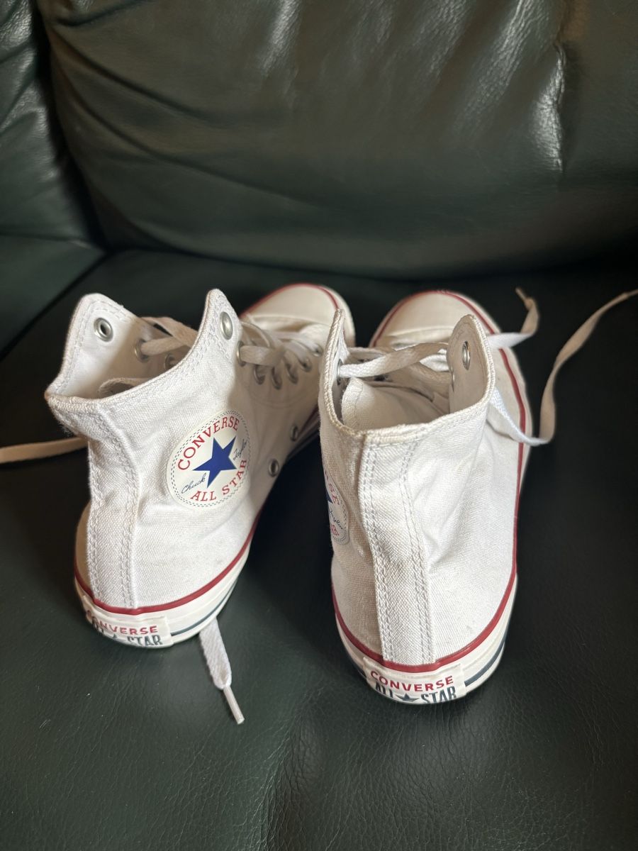 Converse Scarpe da uomo: Converse Chucks High Top Weiss Gr. 38, Sommer  – Nuovo (secondo la descrizione) da Zermatt venduto da nic_zqn8 1