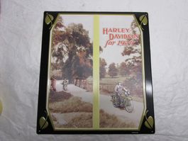 Harley-Davidson Blechschild, 1929er Jahre, Rarität!