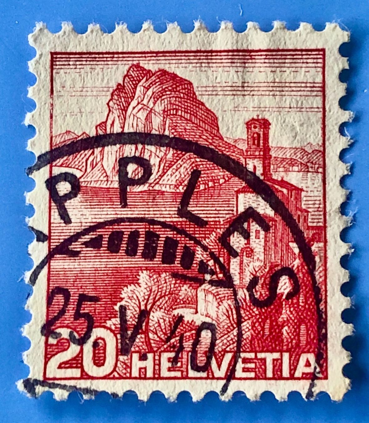 Tutti i francobolli: Nr.215 Landschaftsbilder Stempel   – Usato da Aarau venduto da Billa007