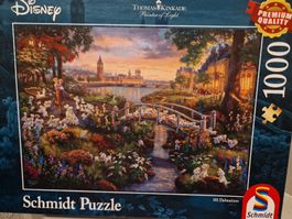 Puzzle 1000 Teile Disney "101 Dalmatiner"