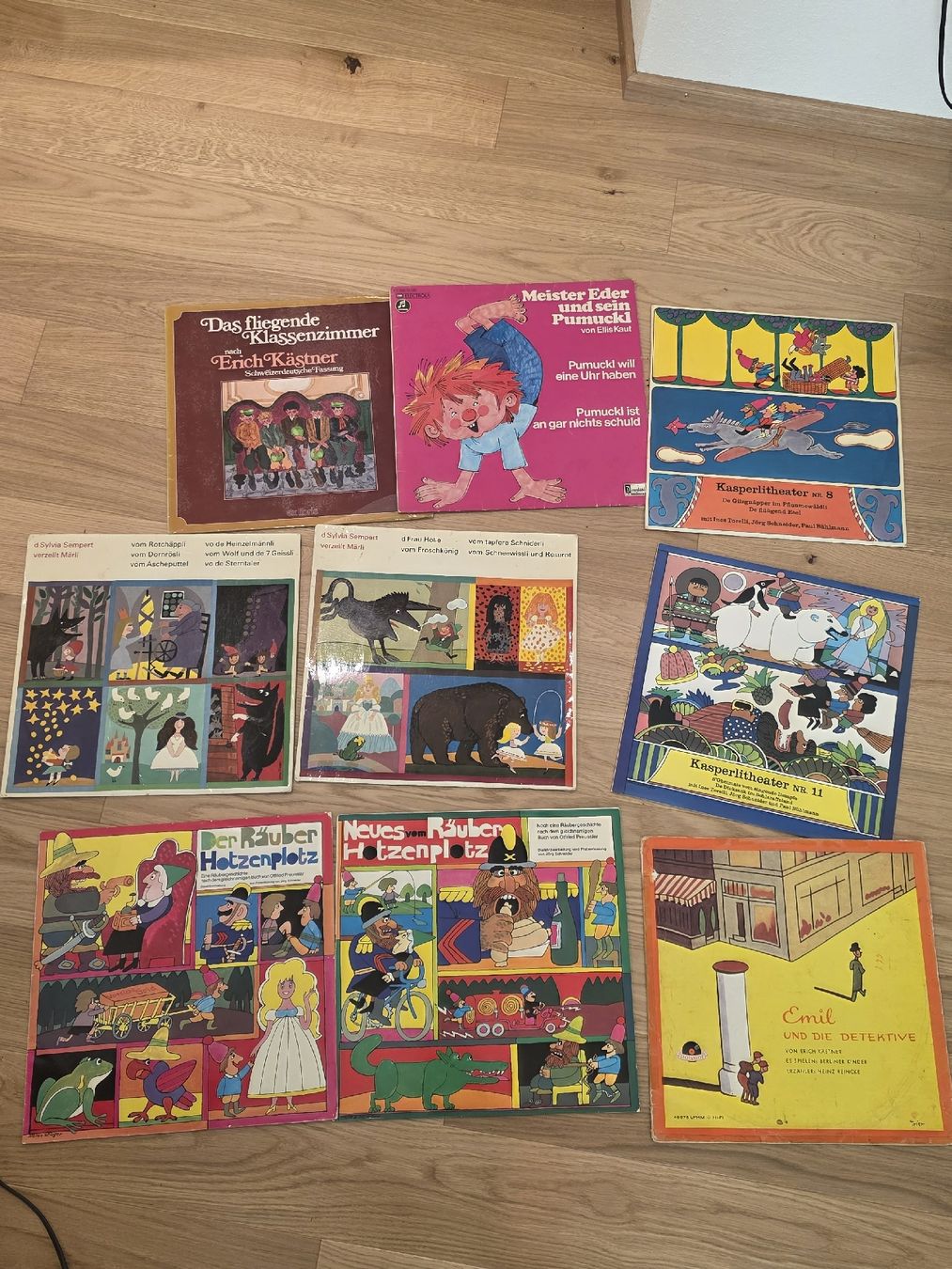 Dischi in vinile: 9x Kinder Vinyl LP's Schallplatten – Usato da Perlen venduto da juli.star