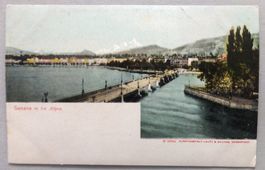 Genève et les Alpes