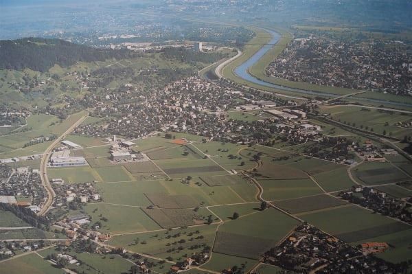 Foto & Immagini: Schulwandbild St.Galler Rheintal – Usato da Härkingen venduto da sammelbecken