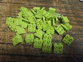 lego  44728 lot de 35 pièces Lime Bracket 1 x 2 - 2 x 2