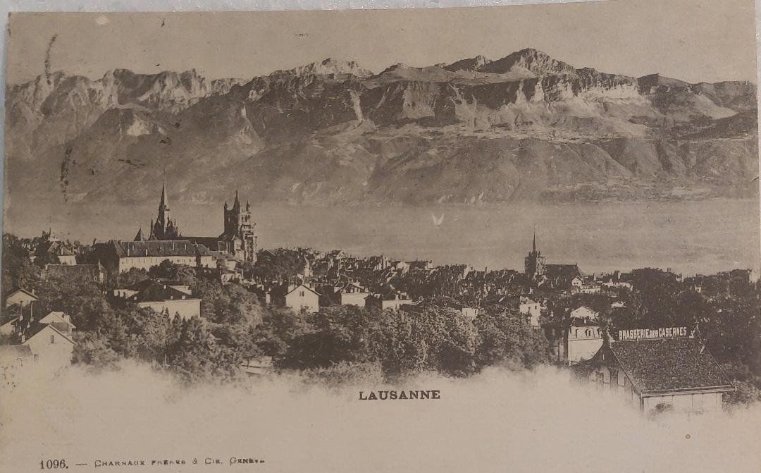 Ansichtskarten: LAUSANNE - 1904 – Gebraucht aus Delémont von Domdom1