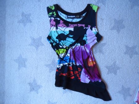 NEUWERTIGES DESIGUAL Damen Shirt Gr M