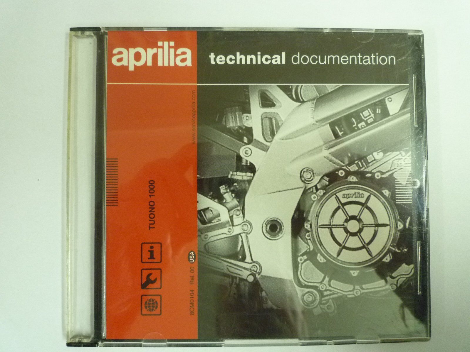 CD: aprilia Teccnical Documentation Tuono 1000 – Usato da Sissach venduto da Gruetter-Moto-Center