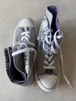 Converse All Star Sneaker grau lila Grösse 38 neuwertig