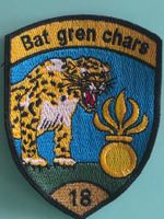 Panzer Badge Panzer Gren Bat 18 Stab Gold Original