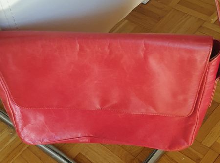 Rote Umhängetasche von Charles Jordan Vintäge