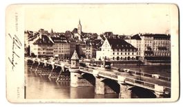 Fotografie Basel, Rheinbrücke mit Teila