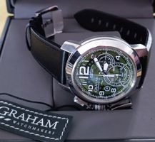 +++  GRAHAM  Chronofighter  chrono NEUF avec boite papier ++