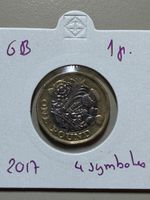 GB - 1 pound - 2017 - 4 symboles UK 