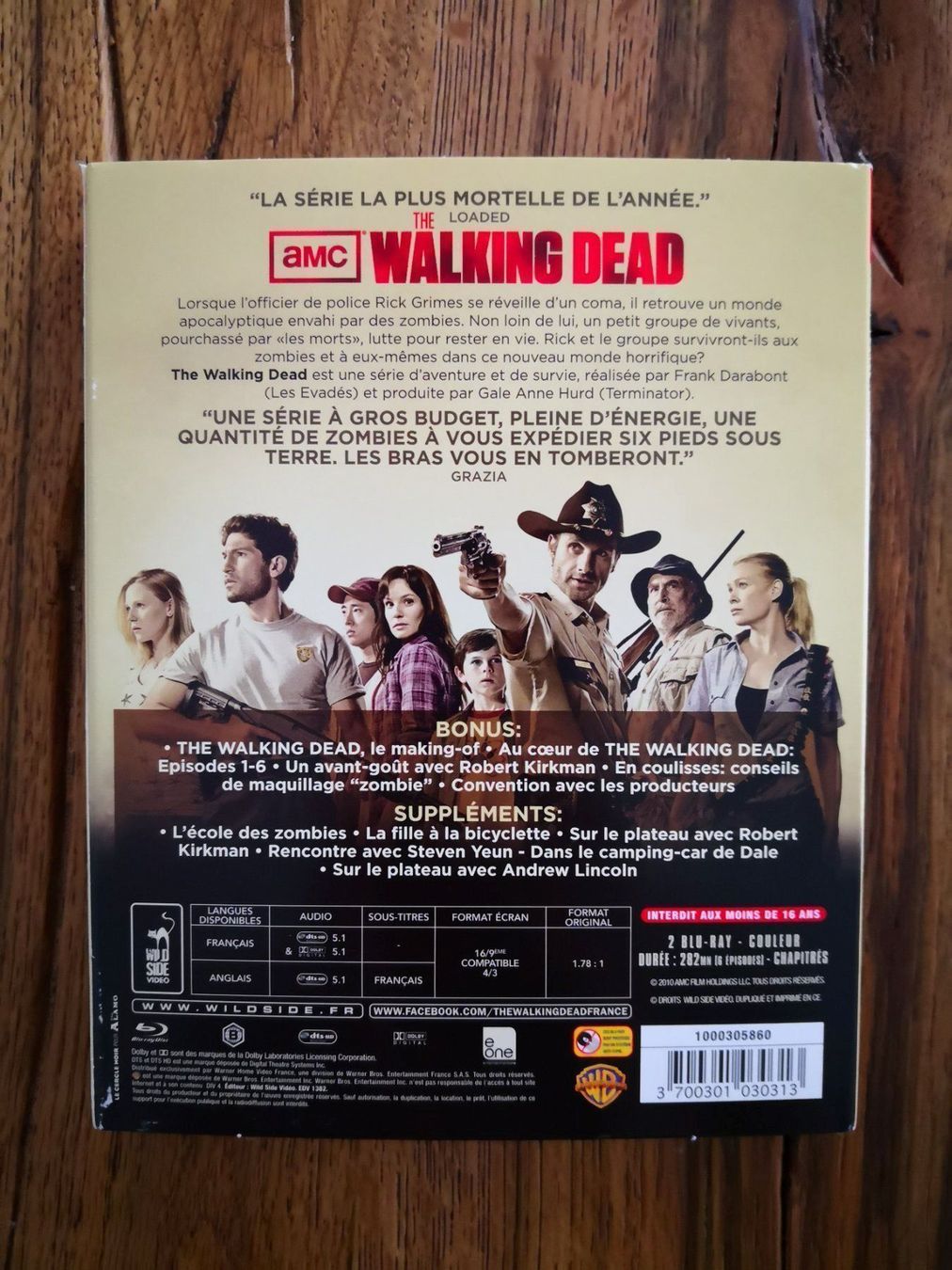 Tous les DVDs: The Walking Dead Saison 1 en Blu-Ray – D'occasion à Engollon par Winters91 1