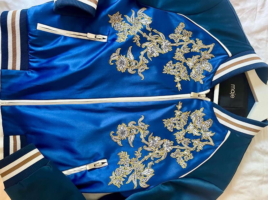 Giacche: Maje Bomberjacke blau  – Usato da Zürich venduto da cel_phc2 1