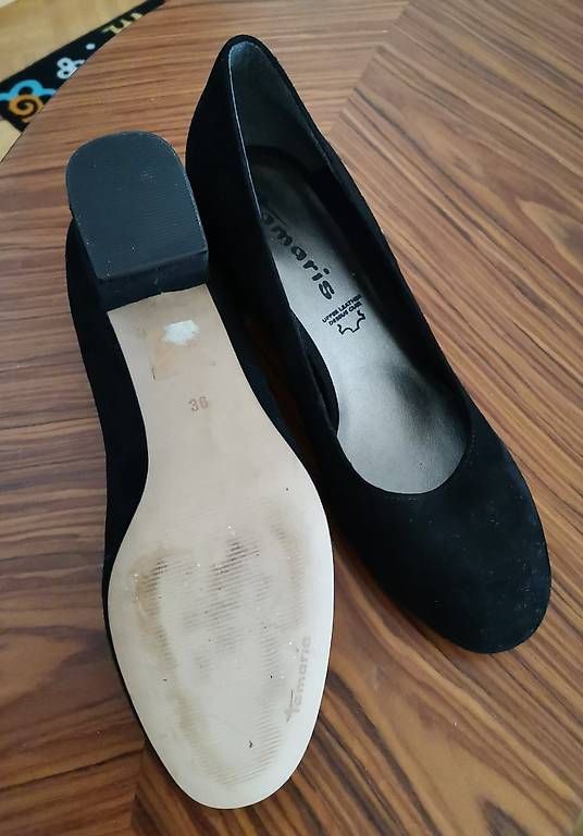 Tamaris Damenschuhe: Schwarze Pumps, samt ig, Gr. 36 – Gebraucht aus Muri b. Bern von Claudiahuegli 4