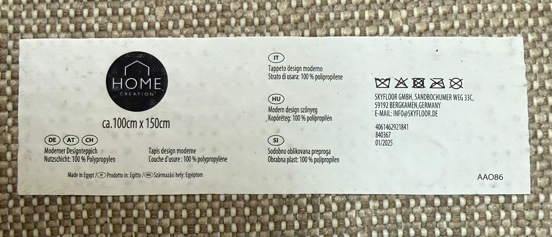 Tappeti: Teppich 100x150cm – Usato da Zürich venduto da f.g.m. 1
