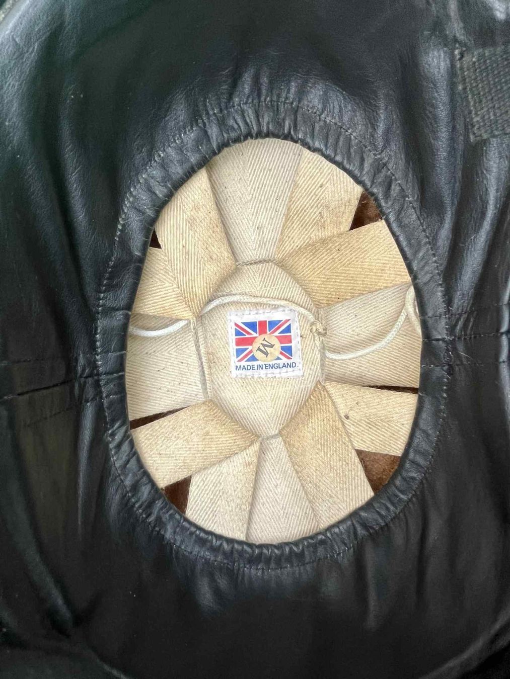 Abiti antichi: ancien casque moto Davida englais – Usato da Genthod venduto da Lenas9 8
