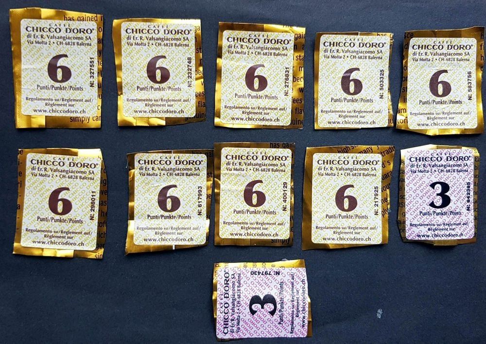 Chicco Raccolte di bollini & punti: 60 Chico d'Oro Punkte – Usato da Winterthur venduto da Joschko