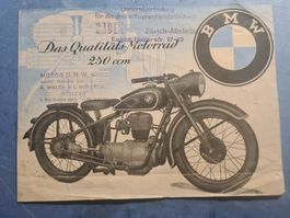 BMW  R  24  PROSPECTUS  1948  OLDTIMER  VINTAGE  COLLECTION