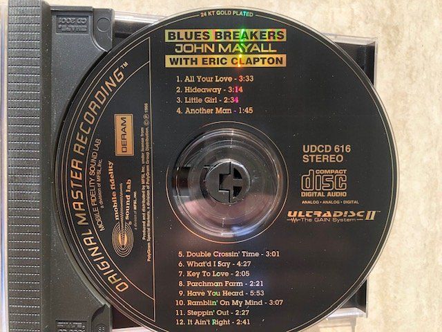 CDs: MFSL Gold CD 24K: John Mayall + Eric Clapton- Blues Breakers – Neuf (Voir description) à Gossau ZH par Musicman1 3