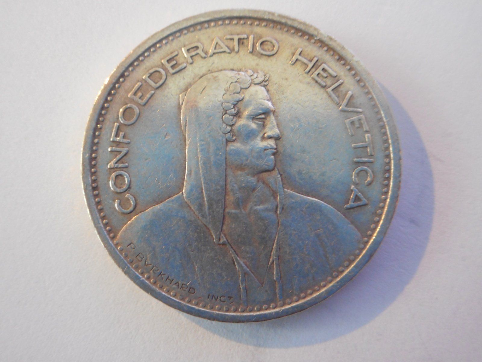Alle Münzen: 5 Fr. 1948 silber  rar – Gebraucht aus Kriegstetten von pizlad2010 2