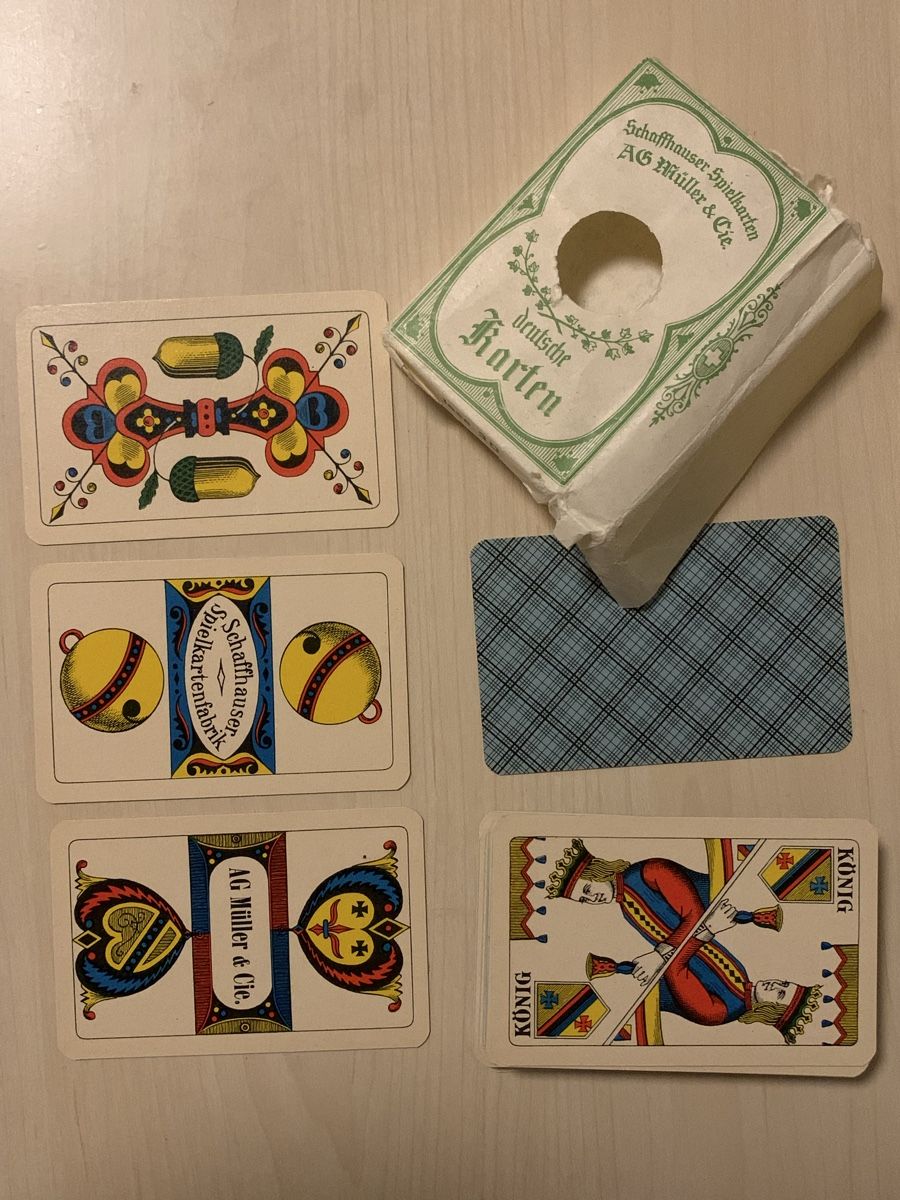 Giochi: alte Jasskarten AG Müller – Nuovo (secondo la descrizione) da Bern venduto da bublibap 1