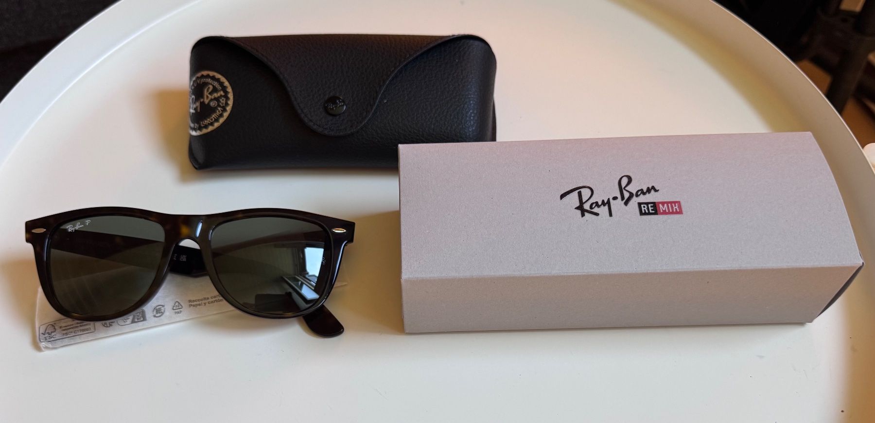 Ray-Ban Brillen & Gläser: Original Wayfarer Classic RB2140 (neu & ungetragen) – Neu (gemäss Beschreibung) aus Schlieren von chocolato 3