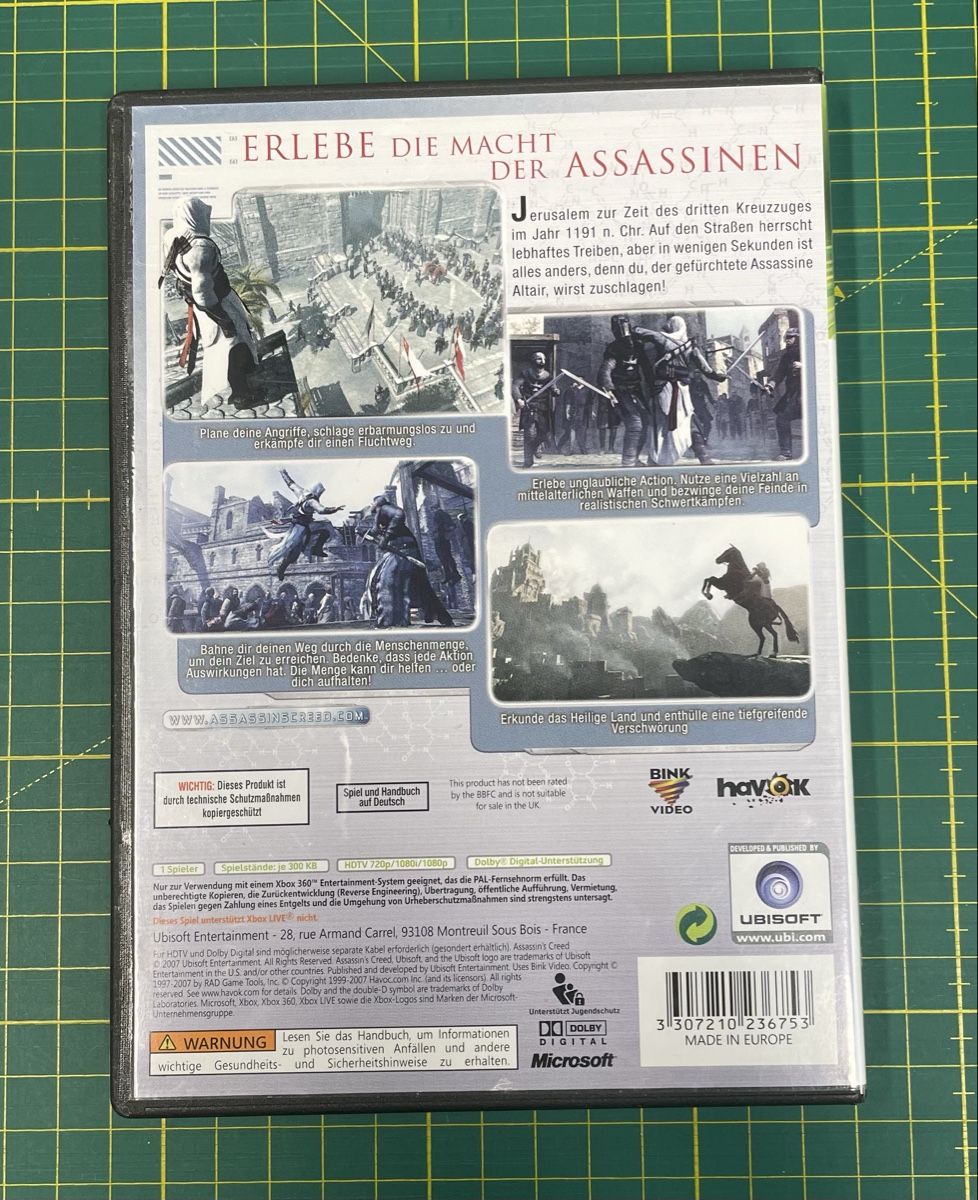 Microsoft Giochi: ASSASSINS CREED XBOX360 – Usato da Obergösgen venduto da File75 1