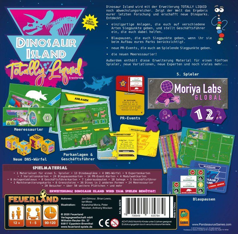 Giochi: Erweiterung Dinosaur Island - Totally Liquid – Nuovo e nell'imballaggio originale da Uster venduto da Ludit 2