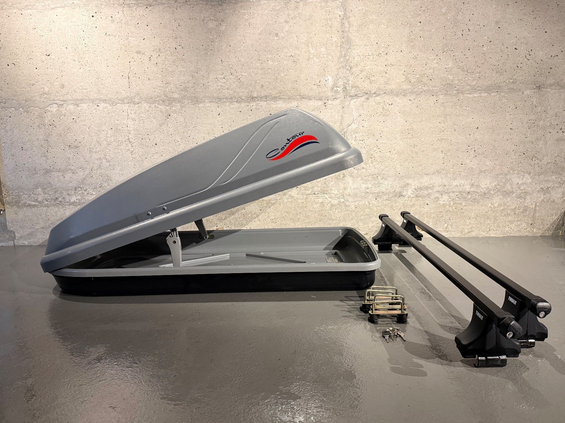 Box da tetto: Dachbox inklusive Thule Dachträger zu verkaufen – Usato da Aesch ZH venduto da fvetter