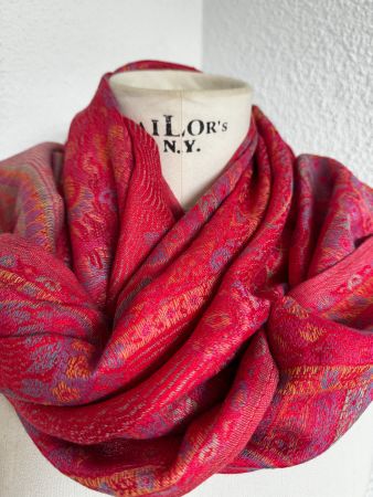 Neuware Schal Foulard 70 x 180 cm Viskose