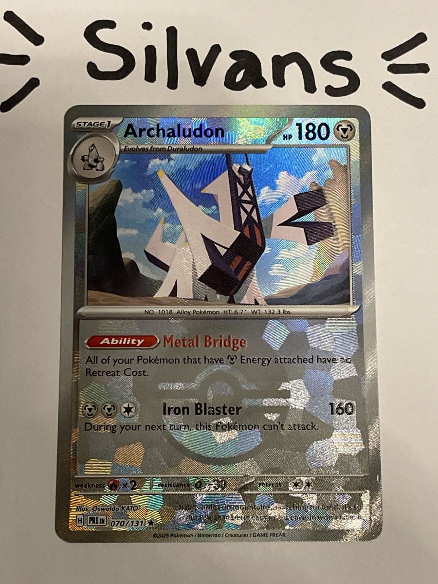 Pokémon Carte collezionabili: Archaludon Pokeball Prsimatic Evolutions Englisch – Nuovo (secondo la descrizione) da Wil SG venduto da Silvans