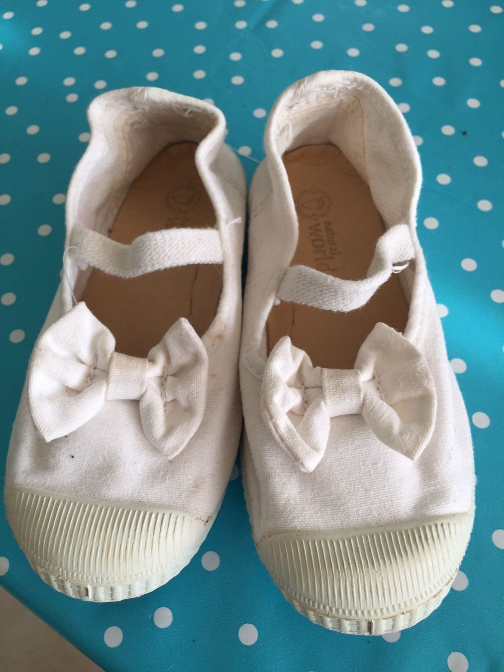 Scarpe per ragazze: natural World Stoff Schuhe Gr. 26 – Usato da Obergerlafingen venduto da cabo4 1