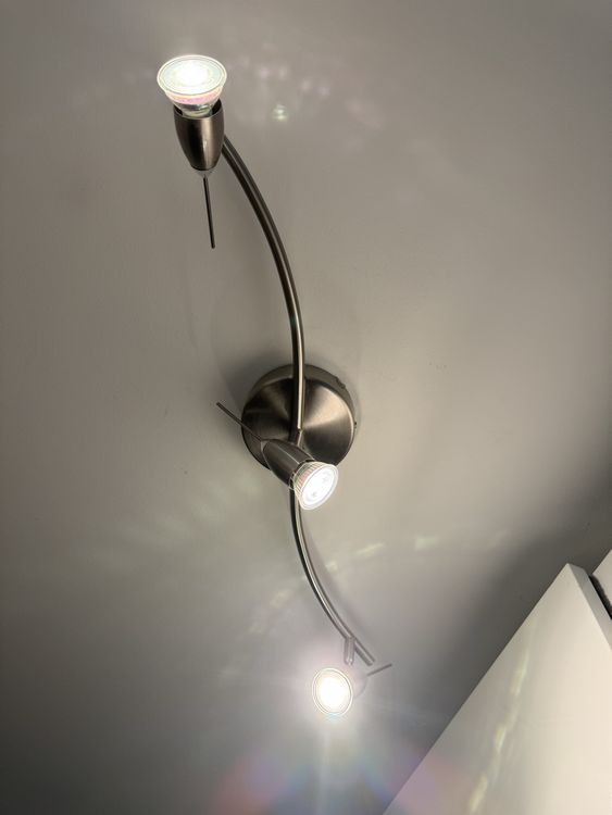 Ikea Lustres & lampes de plafonds: IKEA Lampe silber 3 spots – D'occasion à Zürich par sevi.w