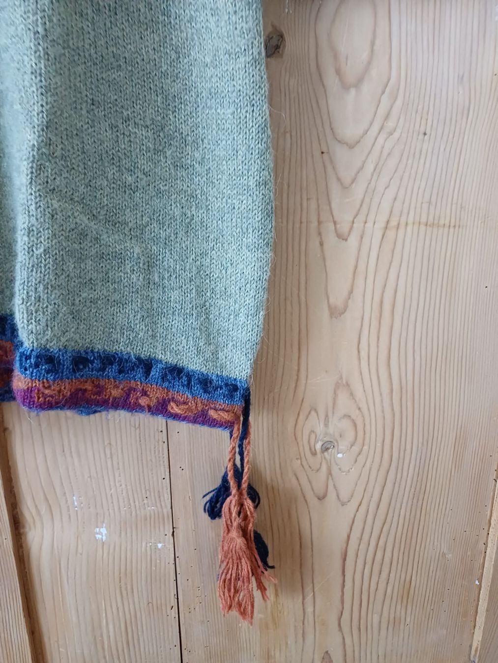 Vestiti: Kleid 100% Alpaka Wolle Ethno – Usato da Elgg venduto da Flurinal 5