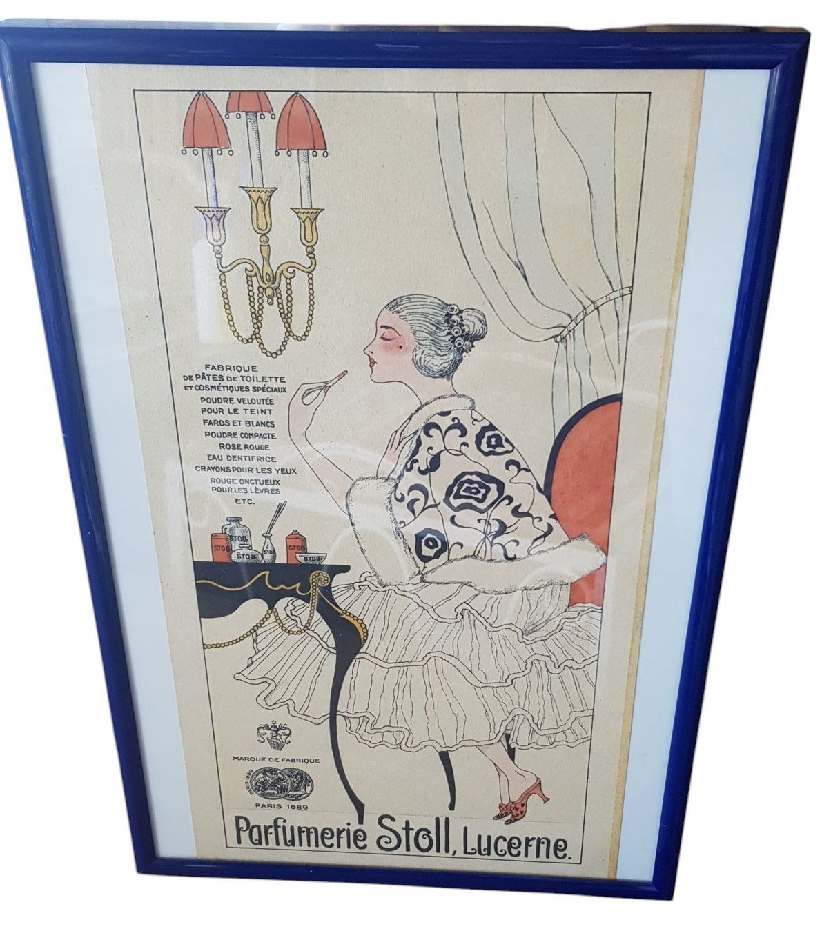 Foto & Immagini: Werbung Jugendstil - Parfumerie Stoll Luzern – Usato da Mörschwil venduto da antiksalon 1