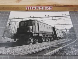 Echtfoto: Zürich Wollishofen mit SBB Ae 4/7, 1986, Schweizer