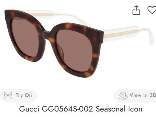 Gucci Brillen & Gläser: Exklusive Gucci Sonnenbrille in Hornoptik – Neu (gemäss Beschreibung) aus Wallisellen von LunaUnica 7