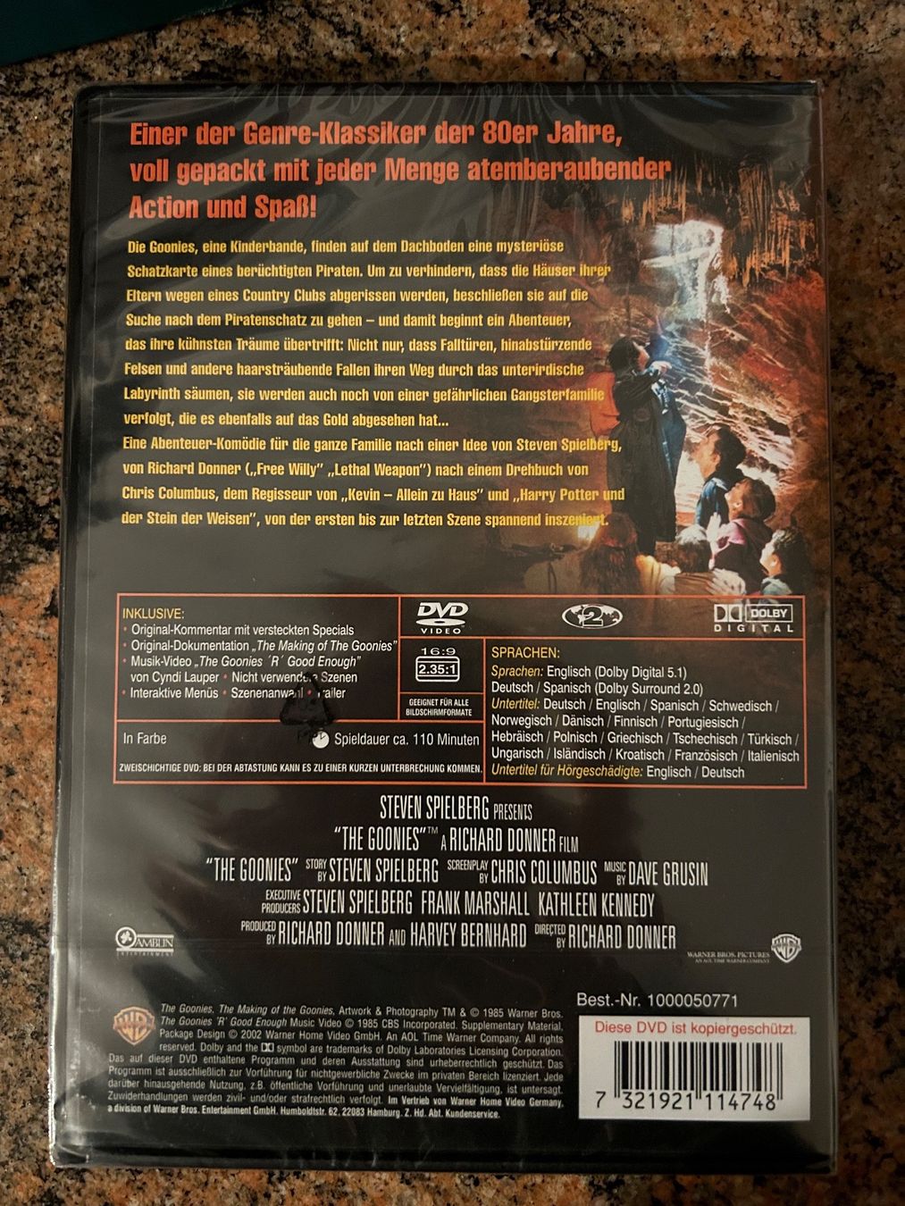 Tutti i DVDs: Die Goonies DVD – Nuovo e nell'imballaggio originale da Bern venduto da iva_zwk6 1
