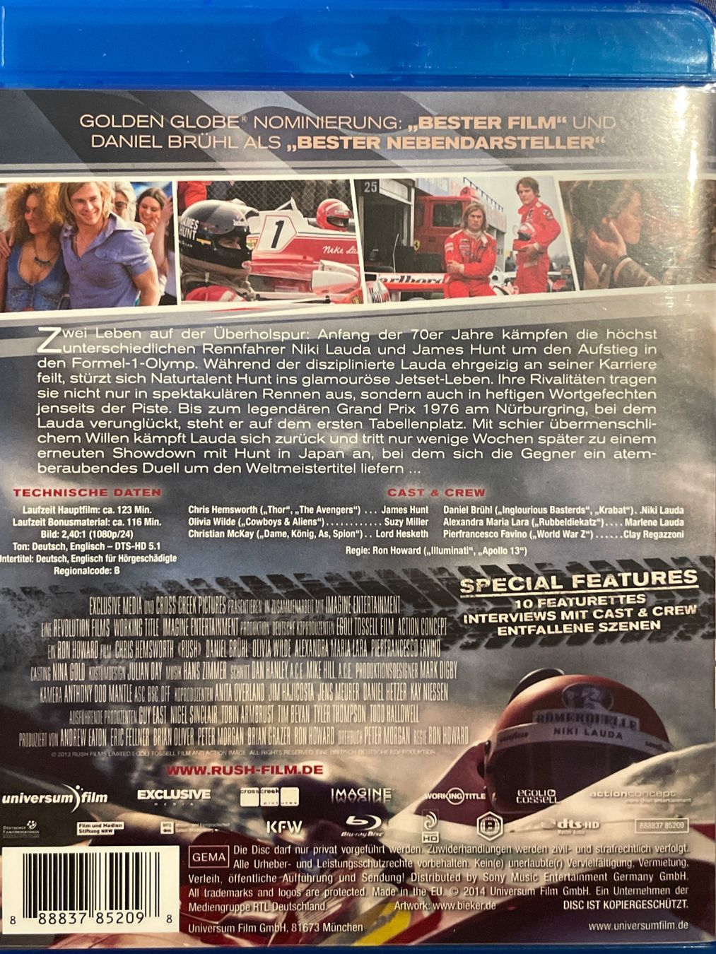 Tutti i DVDs: Rush (2012) – Nuovo (secondo la descrizione) da Waldenburg venduto da Gonzo8 1