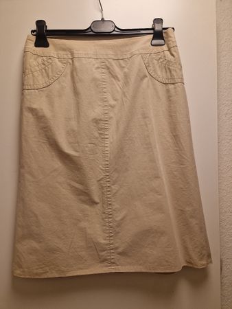 Akris Punto Beige Sommerrock 🌺 Gr. 36/38