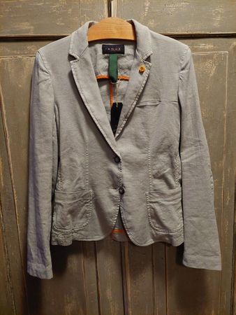 Ianux . Leinen-Blazer grau 36