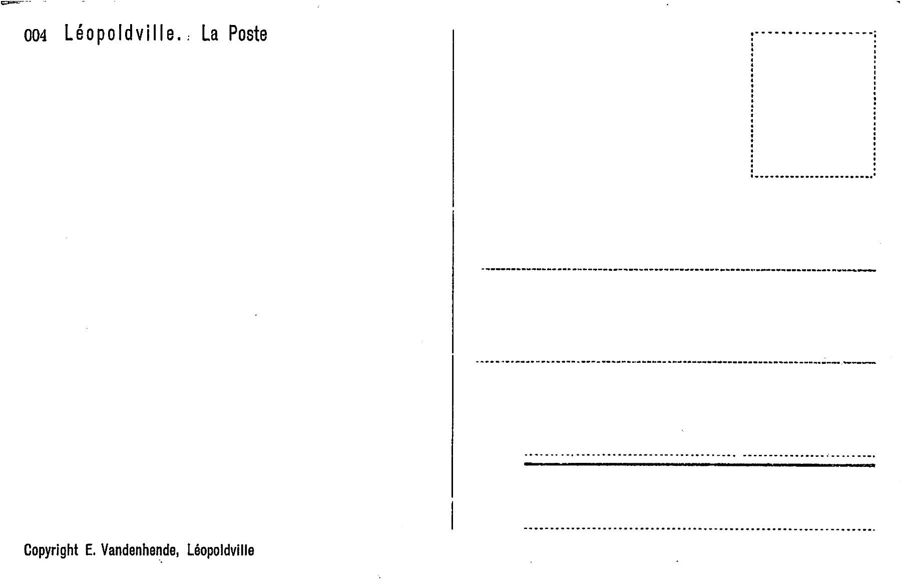 Cartoline postali: Kinshasa, Leopoldville, Kongo – Usato da Ottikon b.Kemptth. venduto da Neptun1974 1