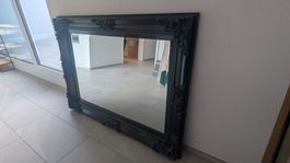 Wandspiegel schwarz mit Barockrahmen gebraucht guter Zustand