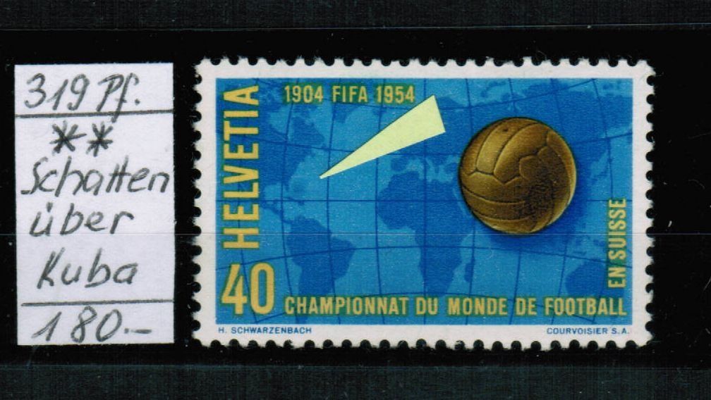 Alle Briefmarken: 319 - Pf. "Schatten über Kuba" ** postfrisch – Neu (gemäss Beschreibung) aus Bern von peri02