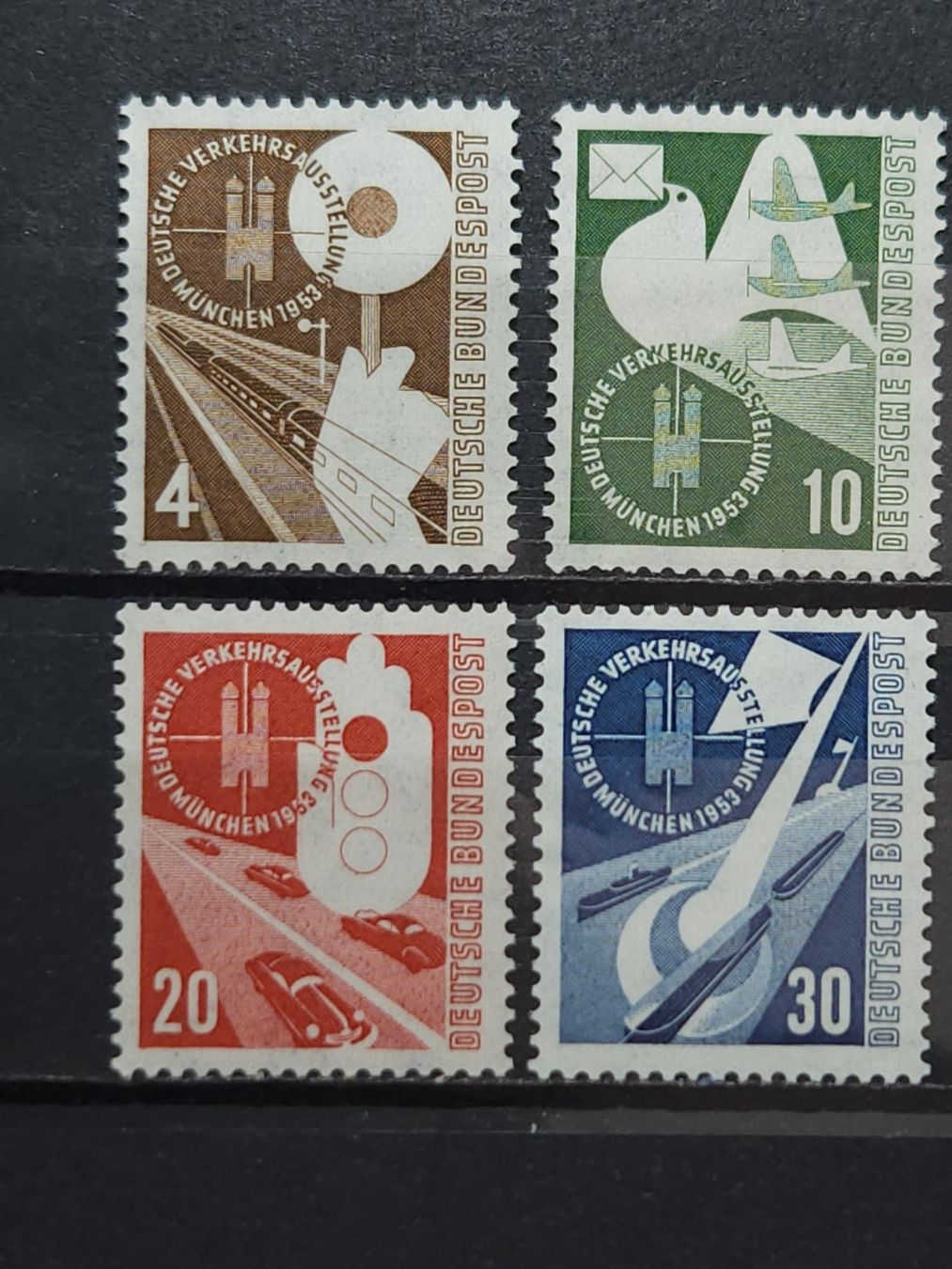Tutti i francobolli: BRD Mi-Nr.167-170 Postfrisch Tadellos 85 Fr – Nuovo (secondo la descrizione) da Kriens venduto da Nidfeld45 1