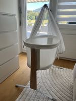 As New - BabyBjörn Cot white with canopy