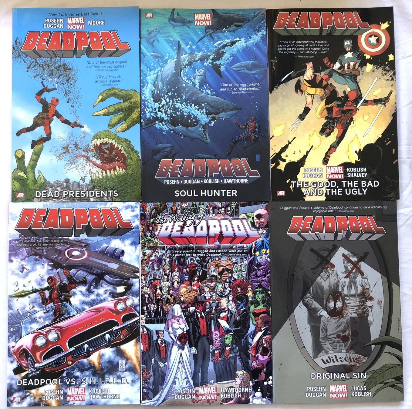 Fumetti: DEADPOOL - N°1/2/3/4/5/6 - Marvel Comics – Usato da Schaffhausen venduto da durruti